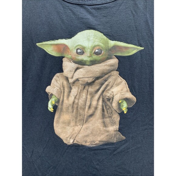 Vtg Star Wars Mens The Mandalorian Grogu Baby Yoda 1998 Tank Top Size XXL - Picture 2 of 7
